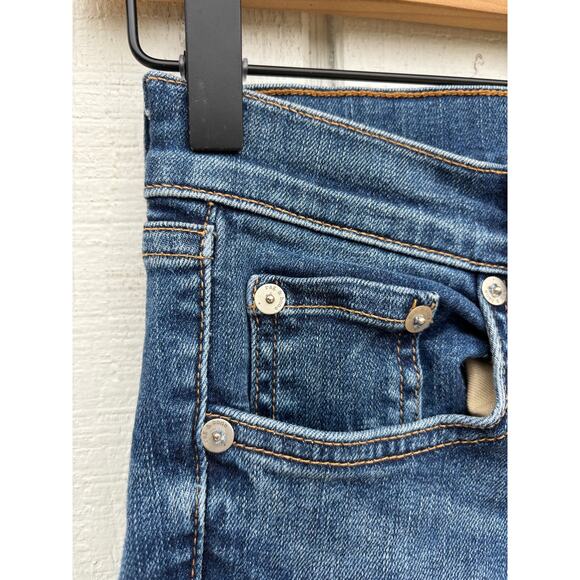 Rag & Bone High Rise Skinny Jeans, Raw Ankle Hem, Sz‎ 27 - Picture 4 of 9